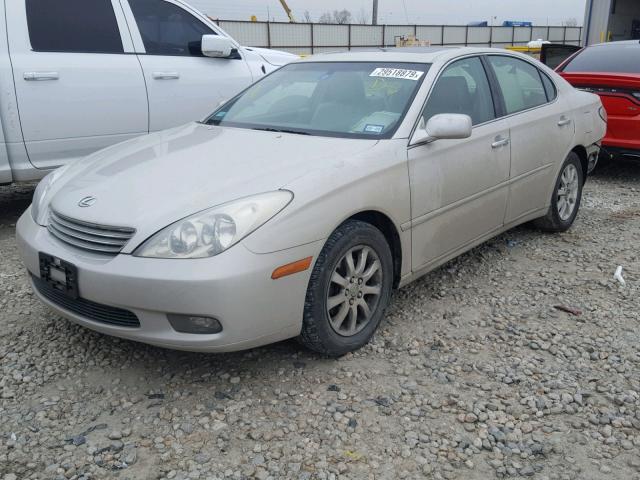 JTHBF30G030127033 - 2003 LEXUS ES 300 SILVER photo 2