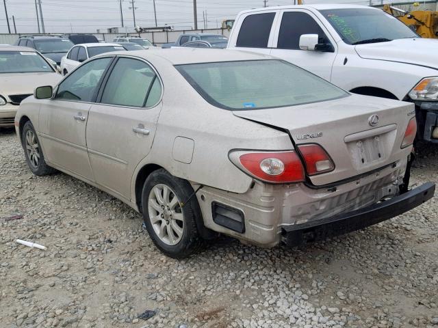 JTHBF30G030127033 - 2003 LEXUS ES 300 SILVER photo 3