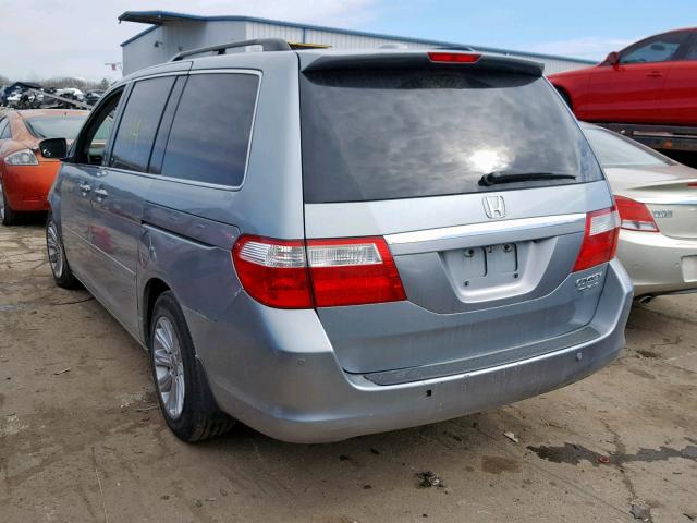 5FNRL38885B103086 - 2005 HONDA ODYSSEY TO GRAY photo 3