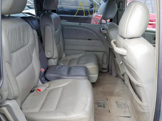 5FNRL38885B103086 - 2005 HONDA ODYSSEY TO GRAY photo 6