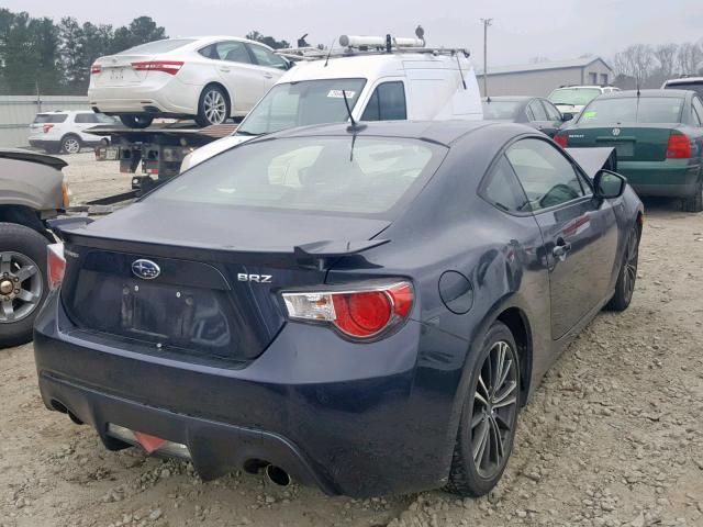 JF1ZCAC15D1611401 - 2013 SUBARU BRZ 2.0 LI CHARCOAL photo 4