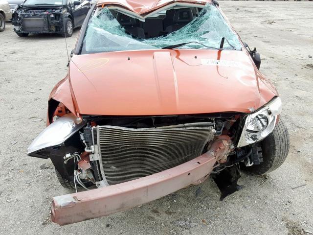 1B3HB28B97D213225 - 2007 DODGE CALIBER ORANGE photo 7