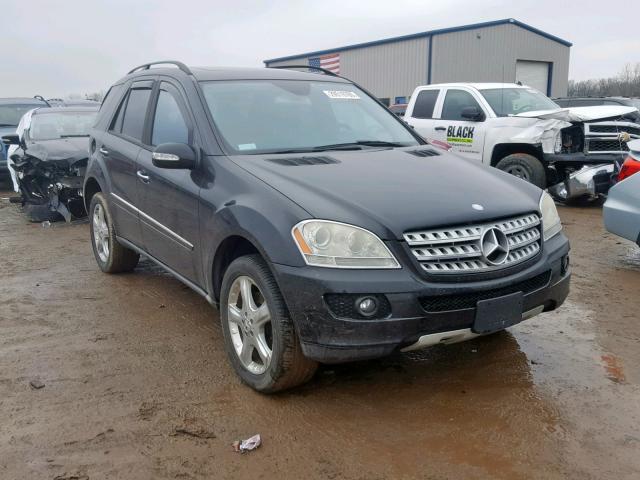 4JGBB86E56A063727 - 2006 MERCEDES-BENZ ML 350 BLACK photo 1