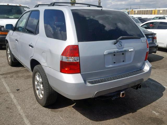 2HNYD188X1H531026 - 2001 ACURA MDX TOURIN SILVER photo 3