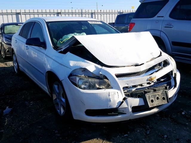 1G1ZA5E16BF137164 - 2011 CHEVROLET MALIBU LS WHITE photo 1