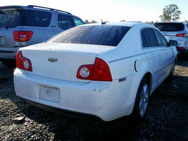 1G1ZA5E16BF137164 - 2011 CHEVROLET MALIBU LS WHITE photo 4