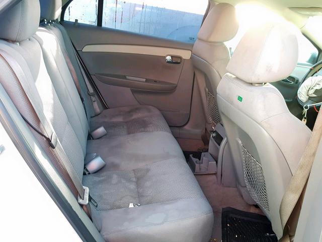 1G1ZA5E16BF137164 - 2011 CHEVROLET MALIBU LS WHITE photo 6