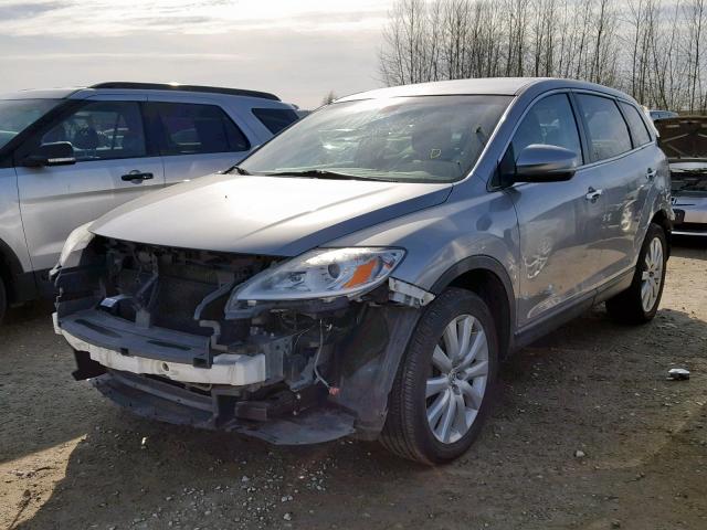 JM3TB3MV7A0225958 - 2010 MAZDA CX-9 SILVER photo 2