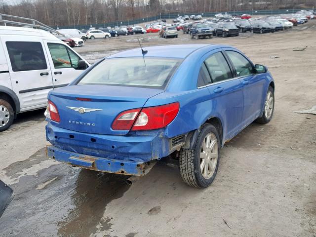 1C3LC56R57N542932 - 2007 CHRYSLER SEBRING TO BLUE photo 4