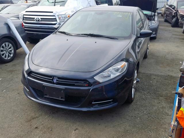 1C3CDFBH7DD153517 - 2013 DODGE DART SXT SILVER photo 2