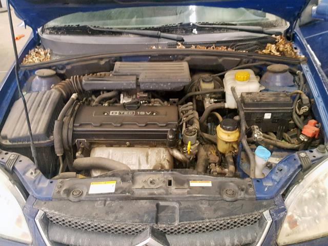 KL5JD56Z26K318426 - 2006 SUZUKI FORENZA BLUE photo 7