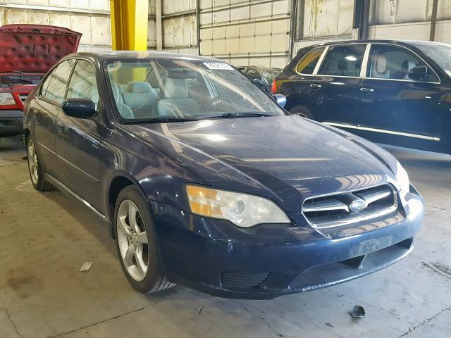 4S3BL626267218848 - 2006 SUBARU LEGACY 2.5 BLUE photo 1