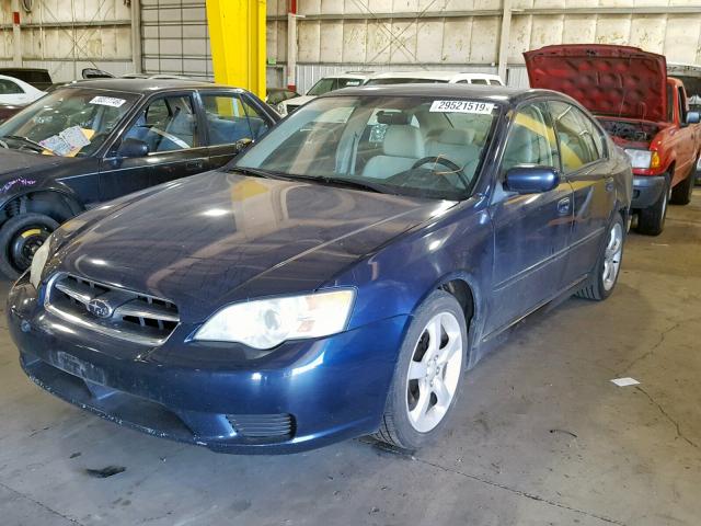 4S3BL626267218848 - 2006 SUBARU LEGACY 2.5 BLUE photo 2