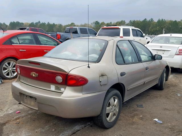 1G1JF52FX47169756 - 2004 CHEVROLET CAVALIER L BEIGE photo 4