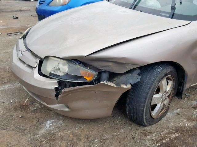 1G1JF52FX47169756 - 2004 CHEVROLET CAVALIER L BEIGE photo 9