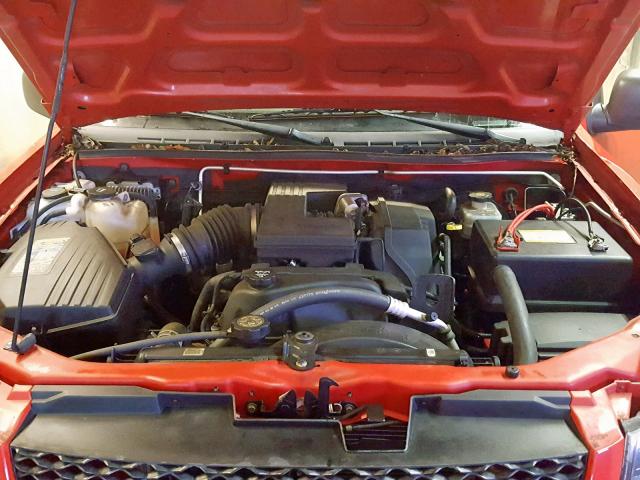 1GCCS136158112702 - 2005 CHEVROLET COLORADO RED photo 7