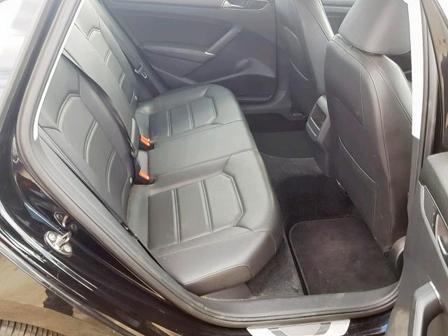 1VWDT7A3XHC030074 - 2017 VOLKSWAGEN PASSAT R-L BLACK photo 6