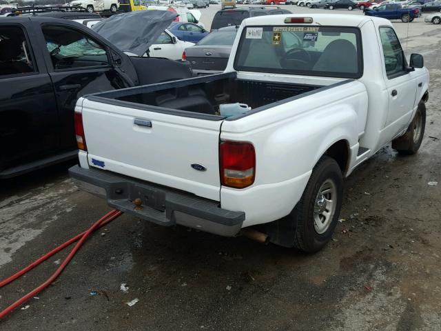 1FTYR10C9XPA41611 - 1999 FORD RANGER WHITE photo 4