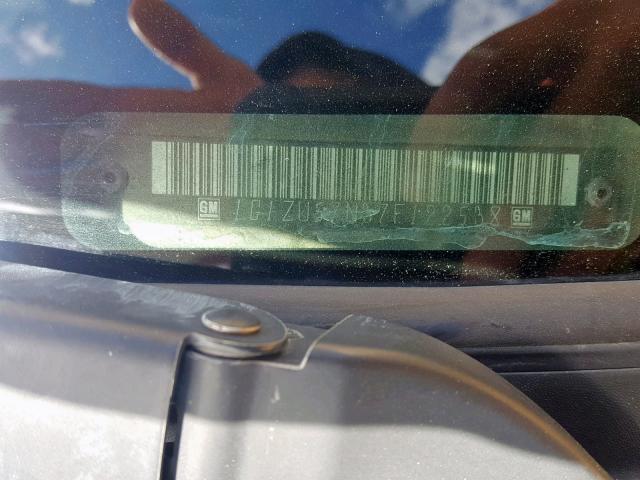 1G1ZU57N37F122538 - 2007 CHEVROLET MALIBU LTZ 石墨色 照片 10