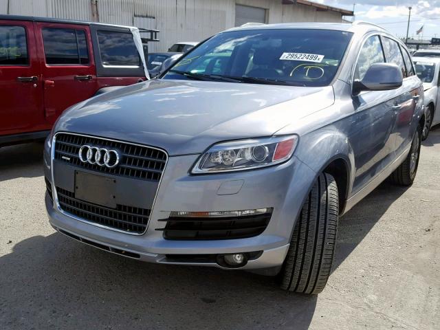 WA1AV74L57D010670 - 2007 AUDI Q7 4.2 QUA SILVER photo 2