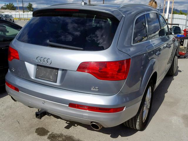 WA1AV74L57D010670 - 2007 AUDI Q7 4.2 QUA SILVER photo 4