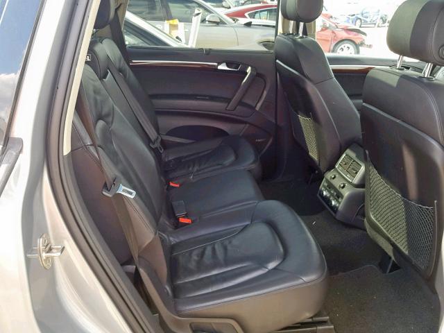 WA1AV74L57D010670 - 2007 AUDI Q7 4.2 QUA SILVER photo 6