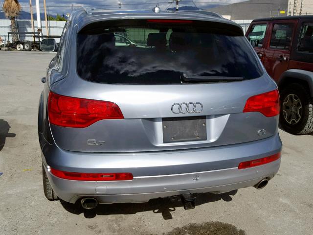 WA1AV74L57D010670 - 2007 AUDI Q7 4.2 QUA SILVER photo 9