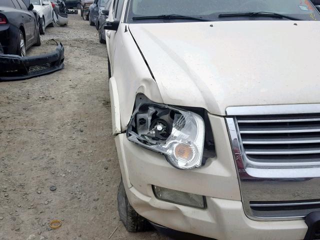 1FMEU65E17UB85711 - 2007 FORD EXPLORER L TAN photo 9