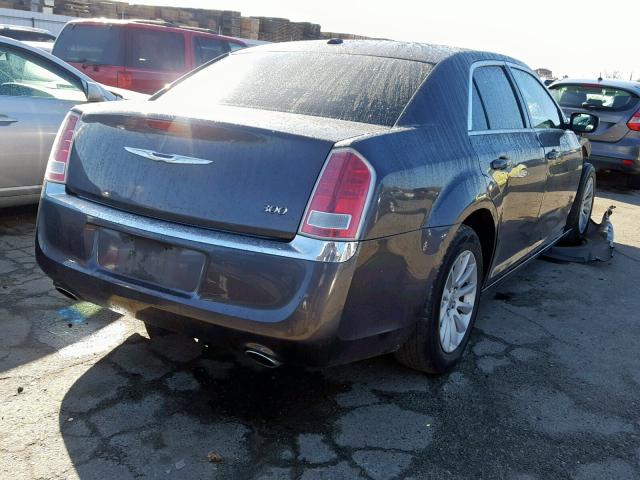 2C3CCAAG3EH228748 - 2014 CHRYSLER 300 CHARCOAL photo 4