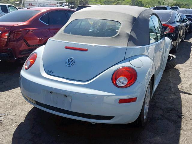 3VWRF31Y26M302646 - 2006 VOLKSWAGEN NEW BEETLE Mavi foto 4