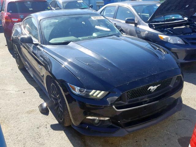 1FA6P8CF8H5266990 - 2017 FORD MUSTANG GT BLACK photo 1