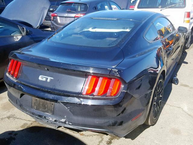 1FA6P8CF8H5266990 - 2017 FORD MUSTANG GT BLACK photo 4