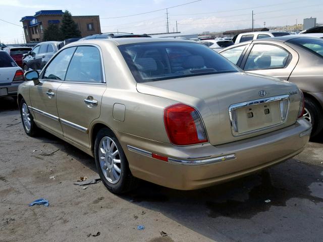 KMHFU45E04A282467 - 2004 HYUNDAI XG 350 GOLD photo 3