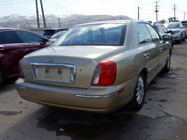 KMHFU45E04A282467 - 2004 HYUNDAI XG 350 GOLD photo 4