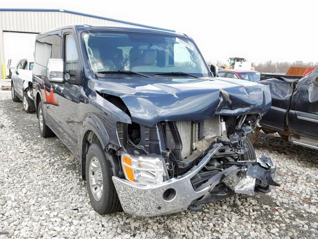 5BZAF0AA1GN854339 - 2016 NISSAN NV 3500 BLUE photo 1