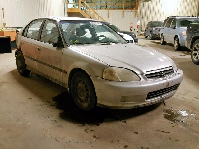 2HGEJ6619YH904346 - 2000 HONDA CIVIC BASE GRAY photo 1