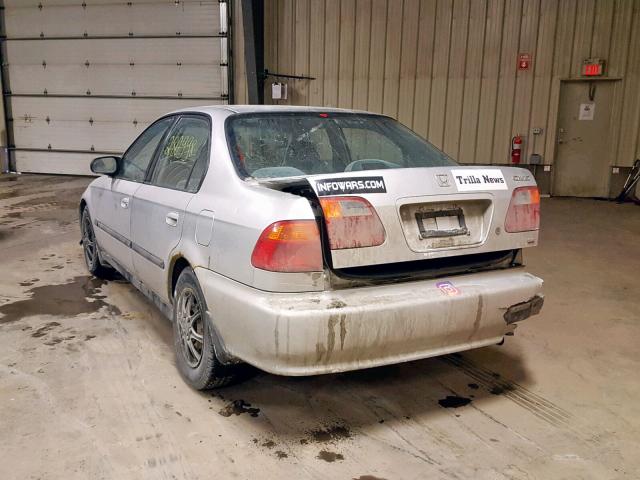 2HGEJ6619YH904346 - 2000 HONDA CIVIC BASE GRAY photo 3