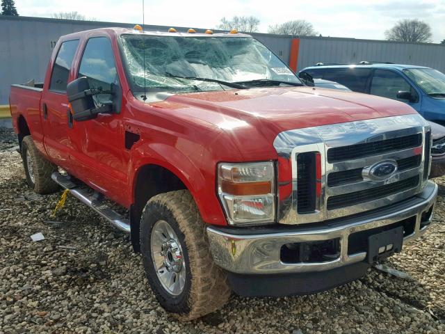 1FTWW31Y18EE23330 - 2008 FORD F350 SRW S RED photo 1