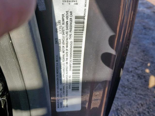 3VWRF31Y86M305650 - 2006 VOLKSWAGEN NEW BEETLE Boz foto 10