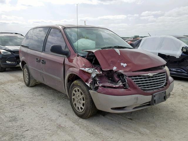 1C4GJ25312B608174 - 2002 CHRYSLER VOYAGER MAROON photo 1