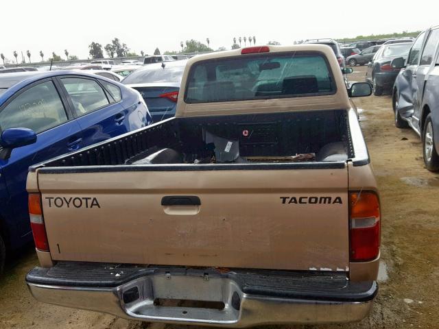 4TANL42N4YZ663782 - 2000 TOYOTA TACOMA TAN photo 6