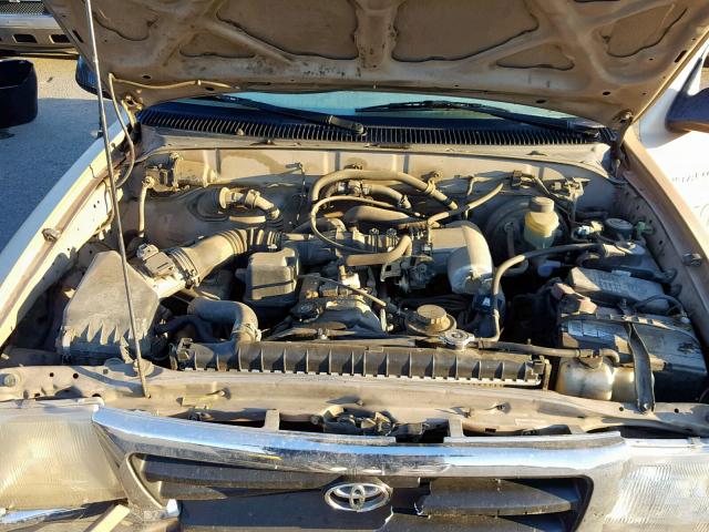 4TANL42N4YZ663782 - 2000 TOYOTA TACOMA TAN photo 7