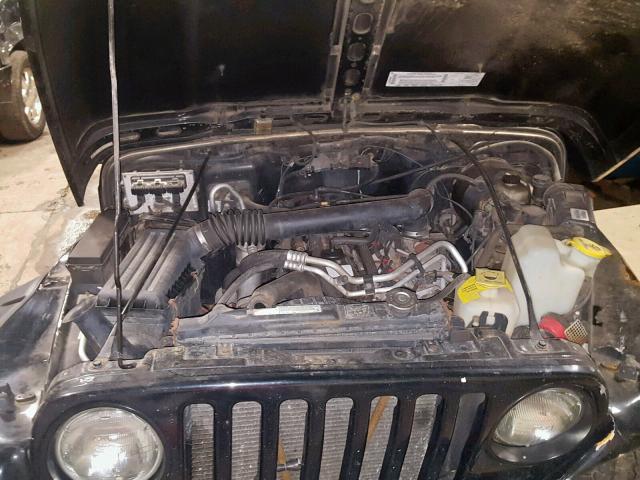 1J4FA49S22P730712 - 2002 JEEP WRANGLER / BLACK photo 7