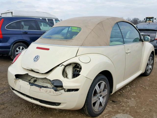 3VWRG31Y76M327040 - 2006 VOLKSWAGEN NEW BEETLE 奶油色 照片 4