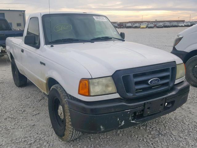 1FTYR10D84PA18664 - 2004 FORD RANGER WHITE photo 1