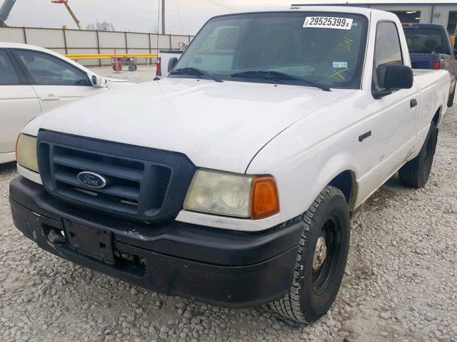 1FTYR10D84PA18664 - 2004 FORD RANGER WHITE photo 2