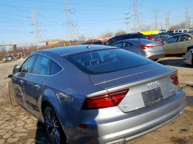 WAU23AFCXJN087740 - 2018 AUDI A7 PRESTIG GRAY photo 3