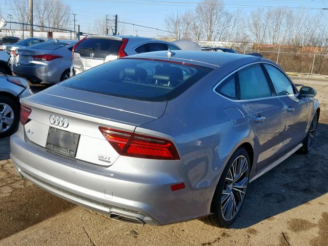 WAU23AFCXJN087740 - 2018 AUDI A7 PRESTIG GRAY photo 4