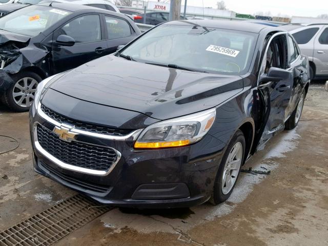 1G11B5SL3EF119516 - 2014 CHEVROLET MALIBU LS BLACK photo 2