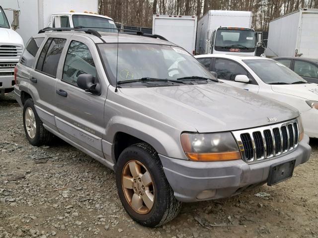 1J4G248N8YC414258 - 2000 JEEP GRAND CHER SILVER photo 1